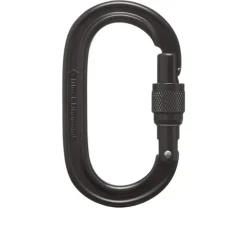Black Diamond Oval Keylock Screwgate - AW24