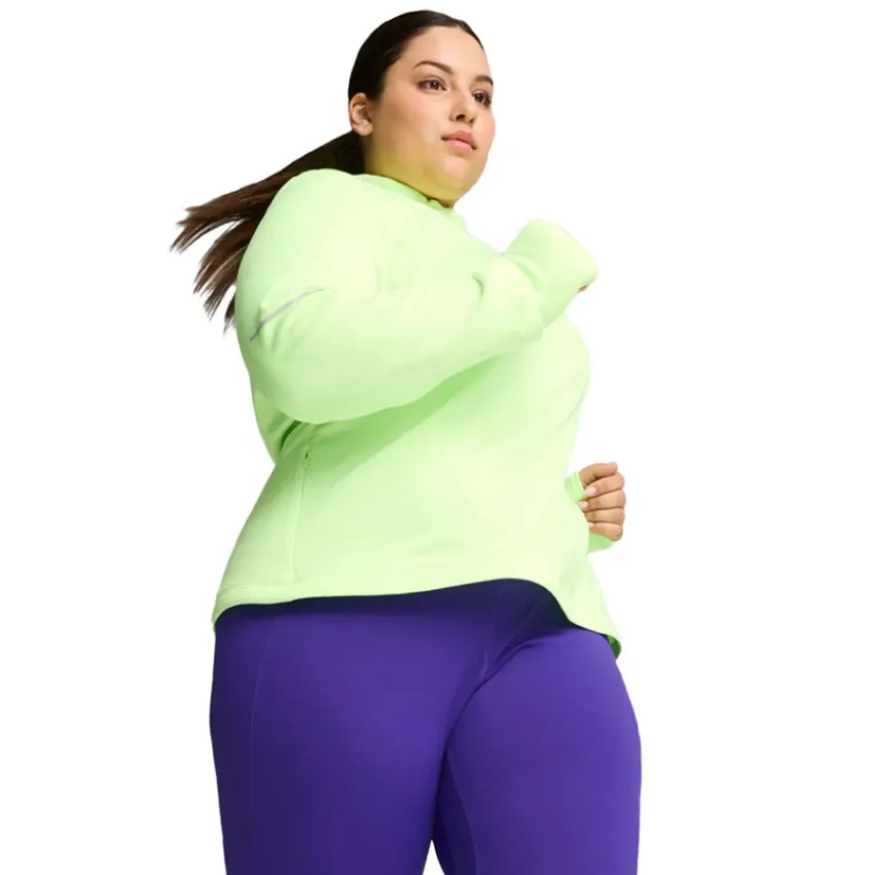 Puma Run Grid Fleece Half Zip Women's Top - AW24